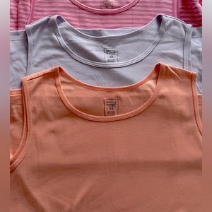 Set of 3 Womens Sleeveless Tank Tops Size 3X